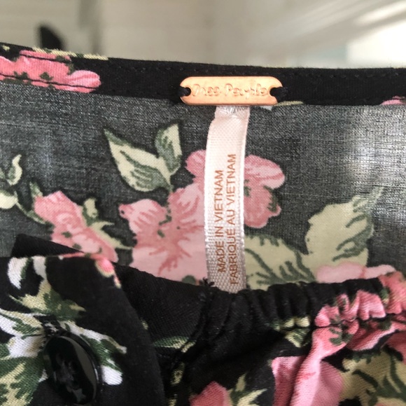 NWT FREE PEOPLE Loretta Tunic Top Dark Combo Printed Size Small - Picture 7 of 12